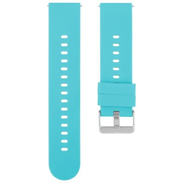 Solid Color Λουράκι για Smartwatch 22mm-Lake Blue OEM