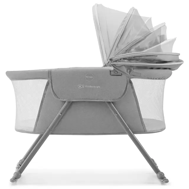 Kinderkraft Lovi Βρεφικό Λίκνο 3 σε 1 Grey 3