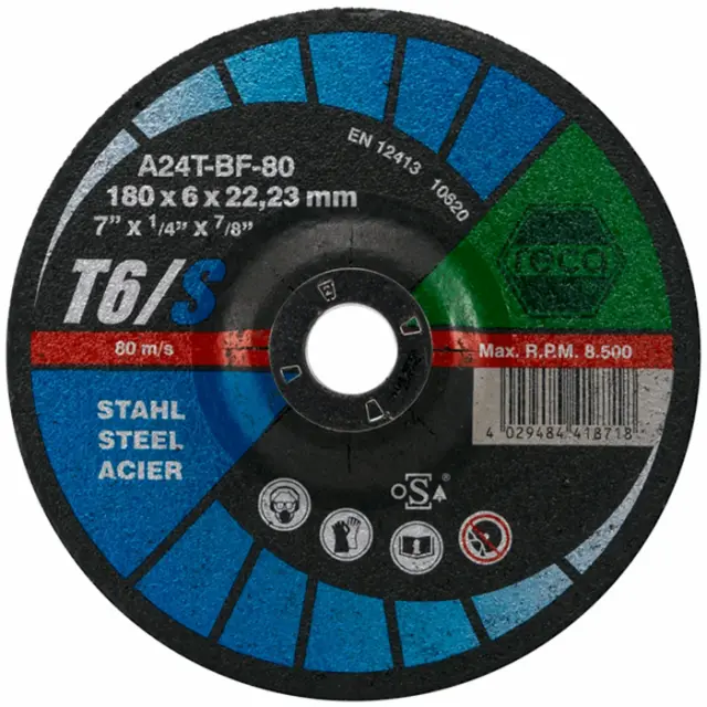 ΤΡΟΧΟΣ ΛΕΙΑΝΣΕΩΣ Φ180X6MM RECA 0669030180