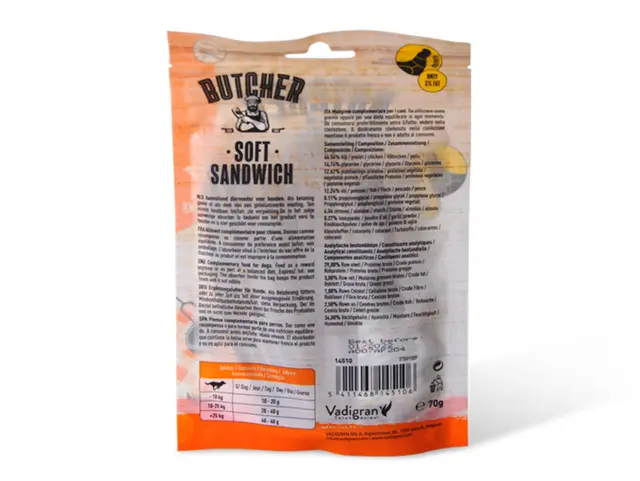Vadigran Butcher BBQ Chicken Soft Sandwich Mini 70gr 2