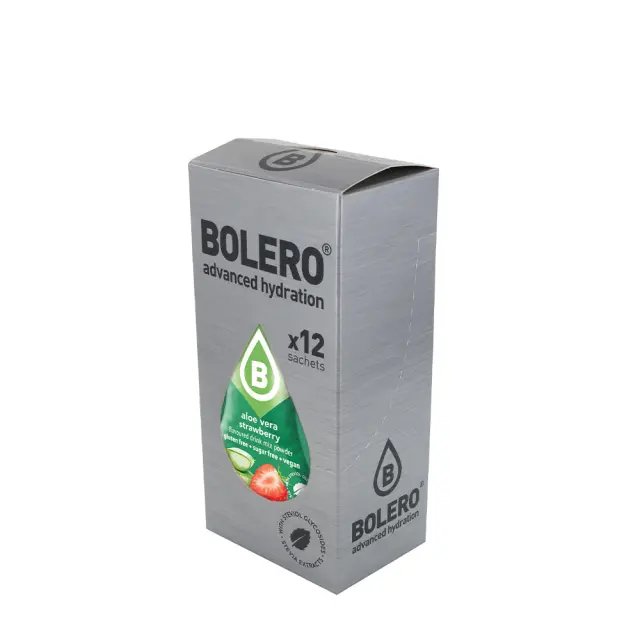 Bolero Classic Drink Mix Aloe Vera Strawberry, 12 x 3 g