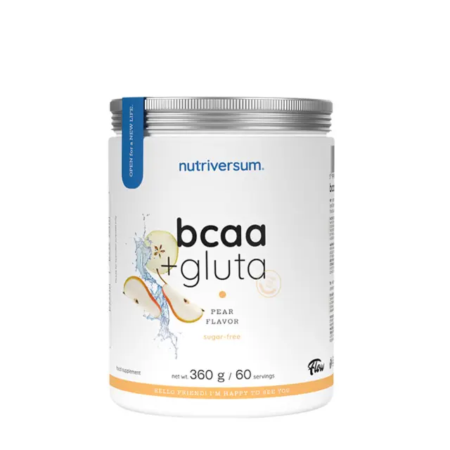 Nutriversum BCAA + GLUTA Pear, 360 g