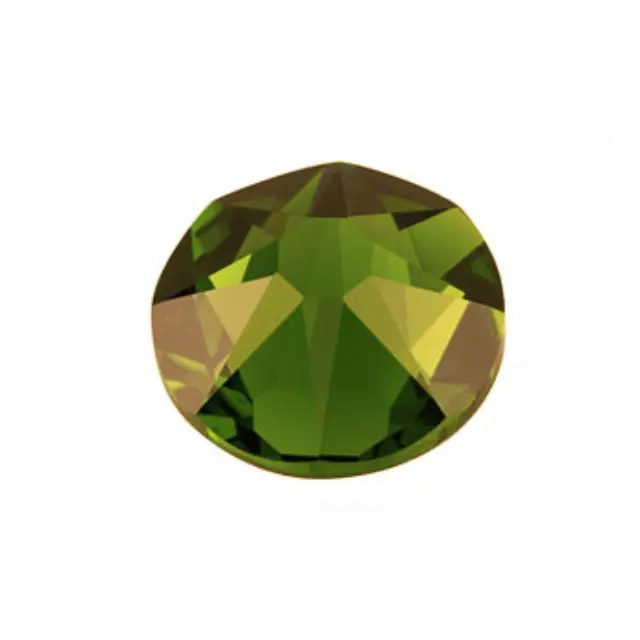 Swarovski 2088 GlueFix XIRIUS Olivine SS30 Ø6.4x3mm ~24τεμ