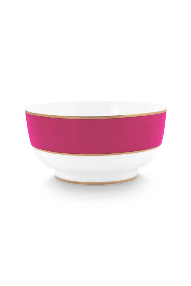 PIP STUDIO ΠΟΡΣΕΛΑΝΙΝΟ ΜΠΩΛ PIP CHIQUE ΡΟΖ & ΧΡΥΣΟ 15,5cm - One size