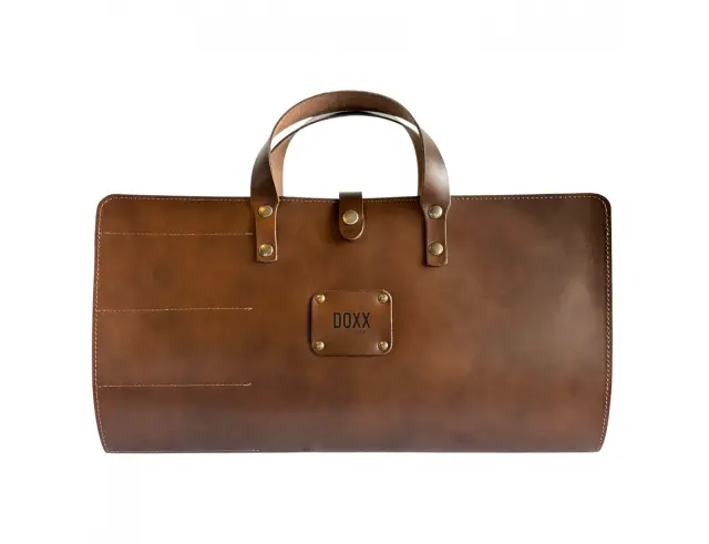 Δερμάτινη Θήκη Μαχαιριών Doxx Amsterdam Leather Knife Case 6 θέσεων - Dark Brown