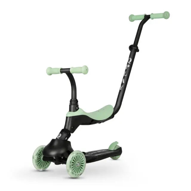 QPlay Sema Evo Τρίτροχο Πατίνι 5 σε 1 με Κάθισμα Jade Green 12+ Μηνών