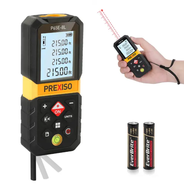 PREXISO ΜΕΤΡΗΤΗΣ ΑΠΟΣΤΑΣΕΩΝ LASER 65m P65E-8L