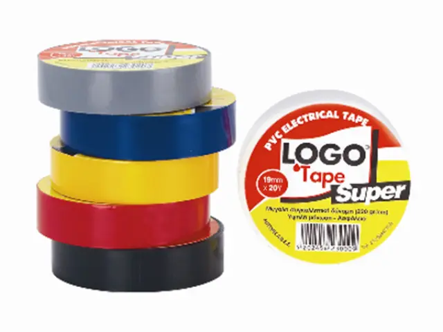 Logo Ηλεκτρομονωτική Ταινία 19mm x 18m Super Μαύρη/ 529.01.23011 (Logo)