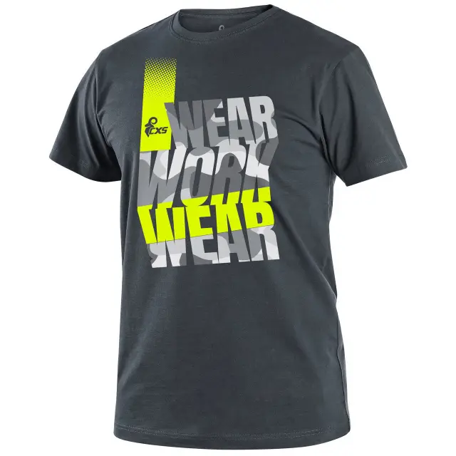 T-Shirt Ανδρικό Ελαστικό CXS Workwear anthracite-yellow - 3XL