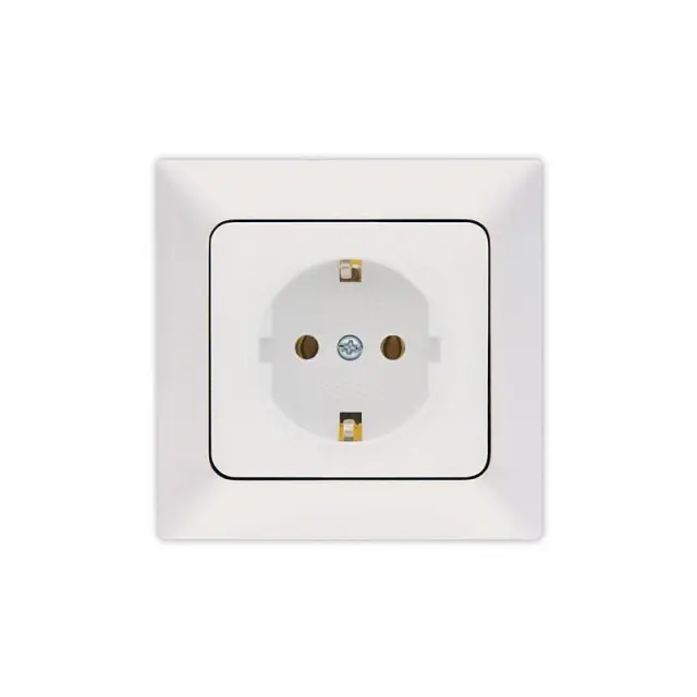 Πρίζα Σούκο 16Α Λευκή 8.2x8.2x3.8cm