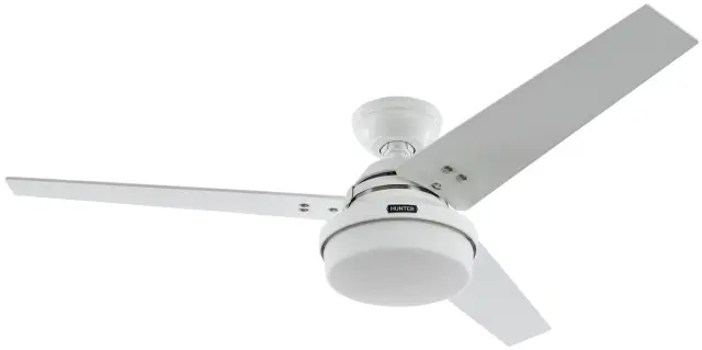 Hunter Sentinel Plus 132 Fresh White - Ανεμιστήρας Οροφής με Φωτιστικό 3