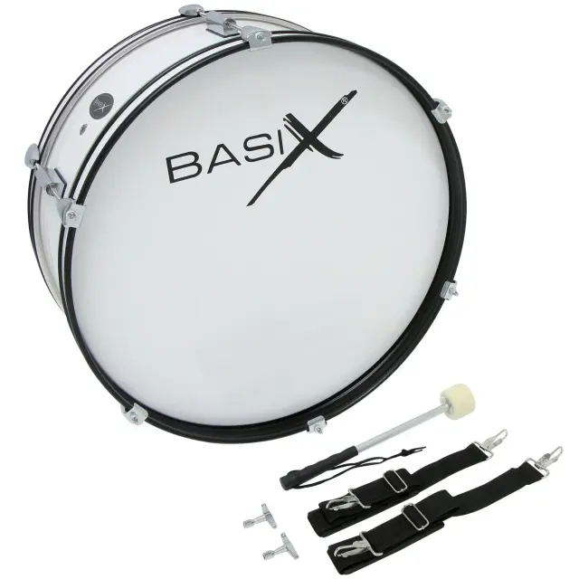Gewa F893020 Basix Junior Γκραν Κάσα Παρέλασης 22 x 07 " (με Ζώνη - Κόπανο)