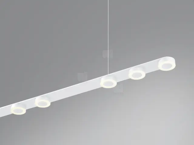 EIGHT Κρεμαστό Φωτιστικό LED Ματ Λευκό 120cm Dimmable IP20 Άσπρο 3
