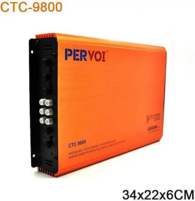 Ενισχυτής Αυτοκινήτου CTC-9800 4 Καναλιών 2