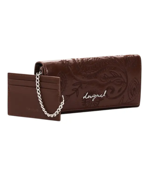 Desigual - Γυναικείο πορτοφόλι Siroco Marina 26WAYP27-6011 Καφέ 2