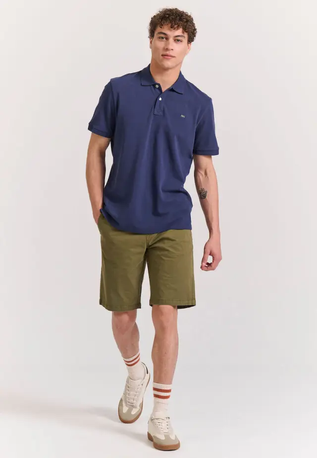FunkyBuddha Polo T-shirt Navy FBM011-001-11 - S 2