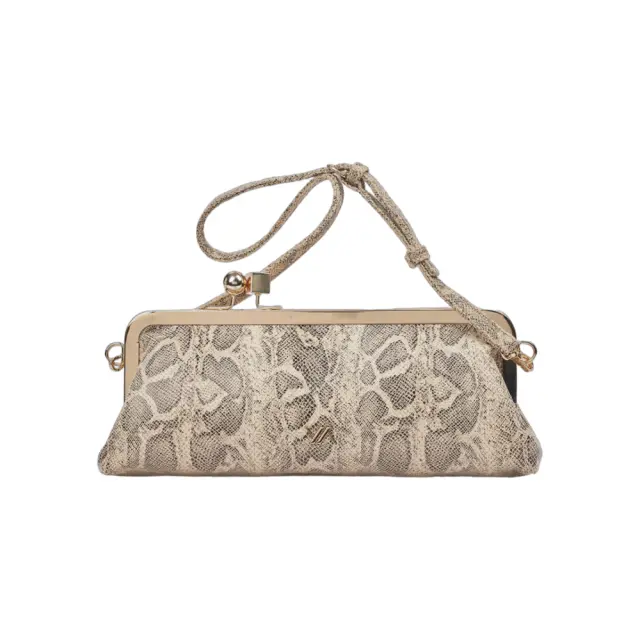 Γυναικεία Τσάντα Αμπιγιέ Verde 01-0002225 Animal Print Μπεζ - ONESIZE