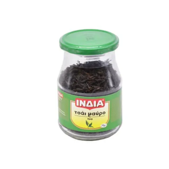 Ινδία Μαύρο Τσάι 70gr σε Γυάλινο Βάζο