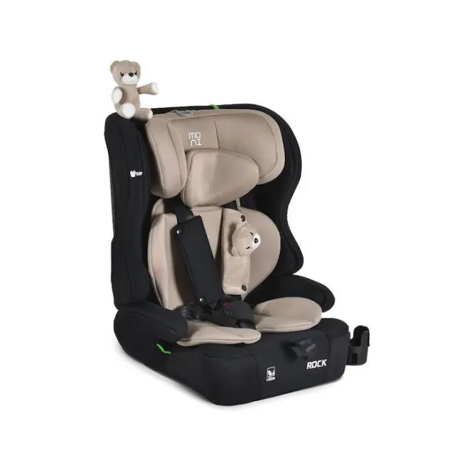 Moni Παιδικό Κάθισμα Αυτοκινήτου Rock 76-150cm Cool Beige 3801005153268