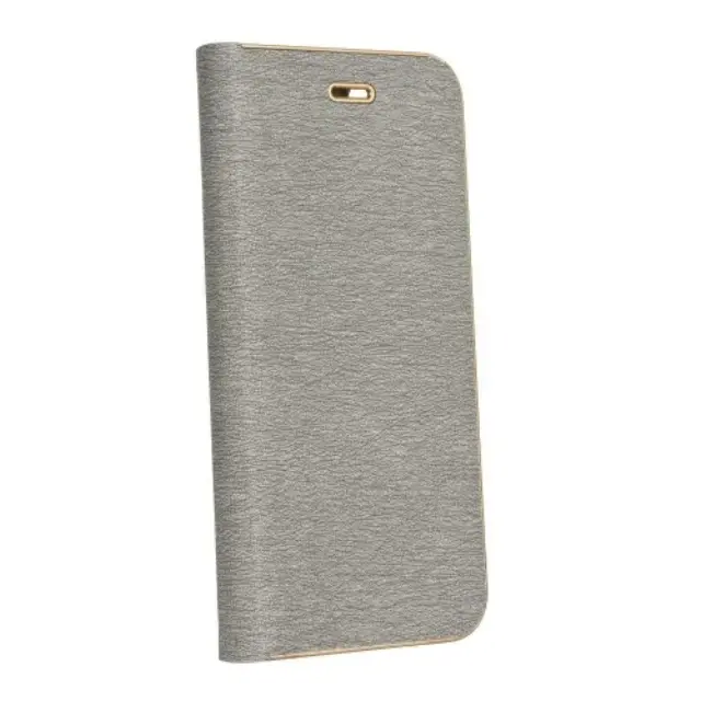 Θήκη Forcell LUNA Βιβλίο χρυσό για Xiaomi Redmi NOTE 9T 5G Ασημί
