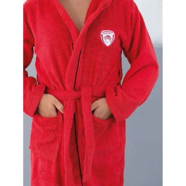 Μπουρνούζι Official Team Licenced Olympiacos Bc-1925 Adults M Palamaiki