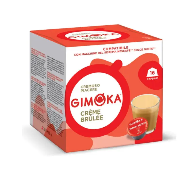 Gimoka Brulee Κάψουλες Dolce Gusto 16τμχ