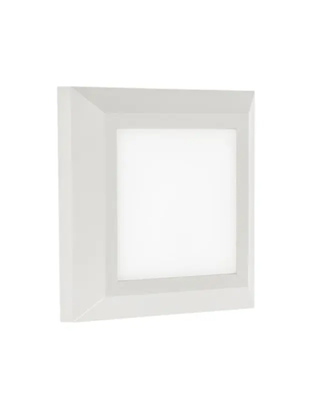 ΦΩΤΙΣΤΙΚΟ ΑΠΛΙΚΑ LED SLIM 124X124X28mm 5W 3000k 250lm IP65 ΠΛΑΣΤΙΚΟ ΛΕΥΚΟ SEASIDE UNIVERSE
