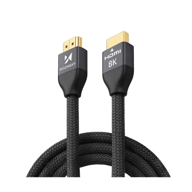 Wozinsky HDMI 2.1 Cable 8K 60Hz 48Gbps / 4K 120 Hz / 2K 144 Hz 3m Silver