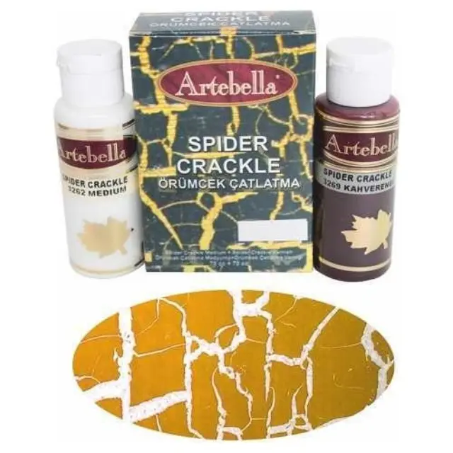 Artebella Σετ Κρακελέ Spider Taba - 70 & 70ml
