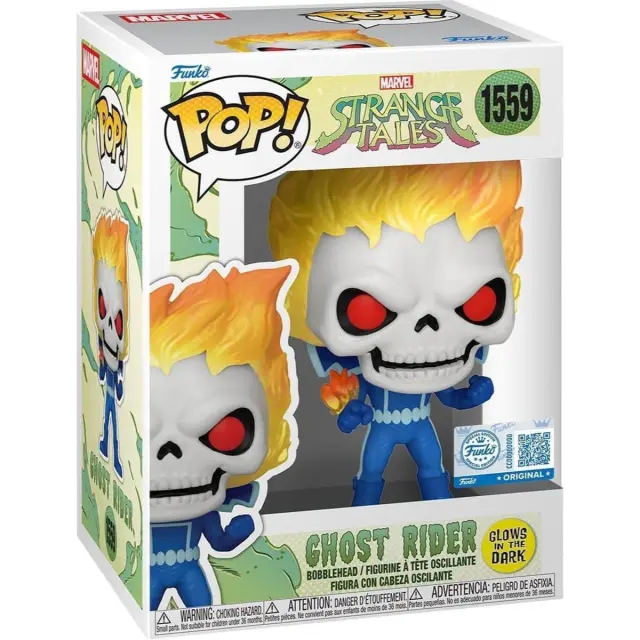 Φιγούρα Funko Pop! Marvel: StrangeTales - Ghost Rider (Glows in The Dark) (SE) #1559 Bobble