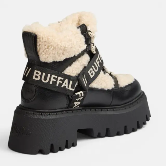 Μποτάκια με Γούνα Teddy Buffalo Aspen COM MID Warm PD00018593 Μαύρο - 37 3