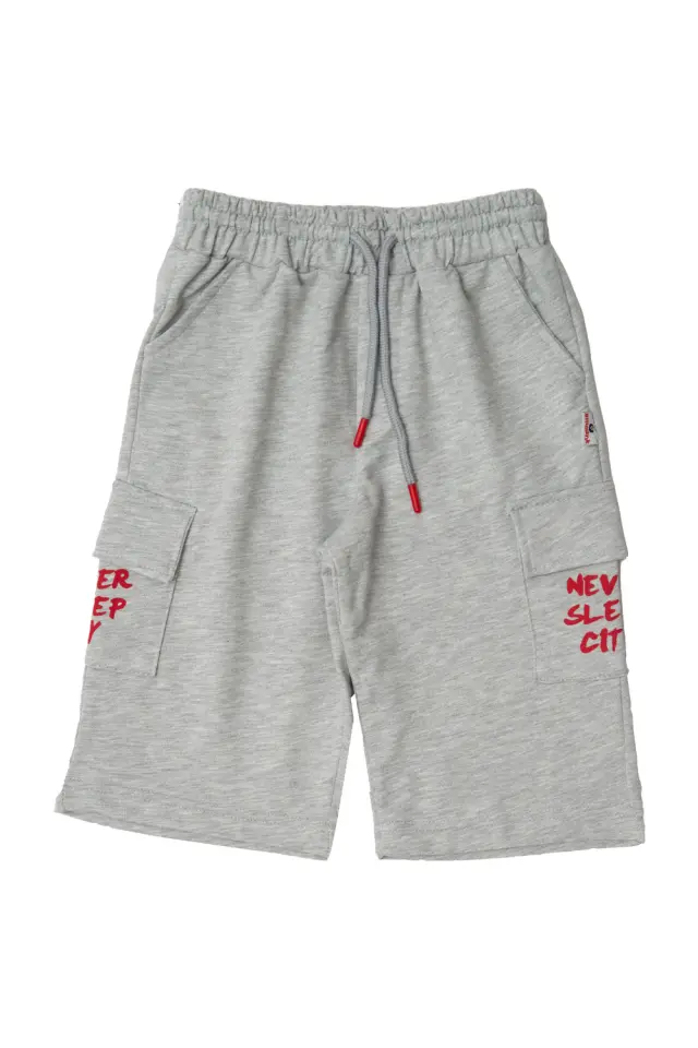 Shorts Kid Never Sleep City Γκρι