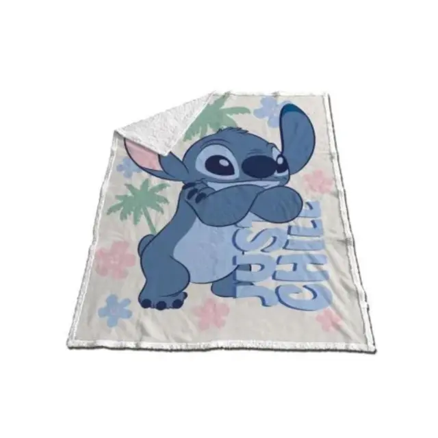 AyMax Κουβέρτα Lilo + Stitch Sherpa Blanket 130x170cm - Stitch Just Chill