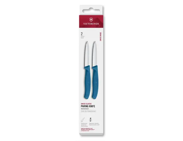 Σετ Μαχαίρια Γενικής Χρήσης Victorinox Swiss Classic με μήκος λεπίδας 8cm - Blue - 2 τεμάχια6.7602.2C1 2