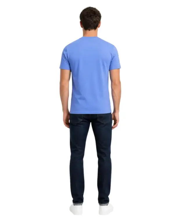Rifle- Ανδρικό T-shirt RFT002-AZZURR Γαλάζιο 2
