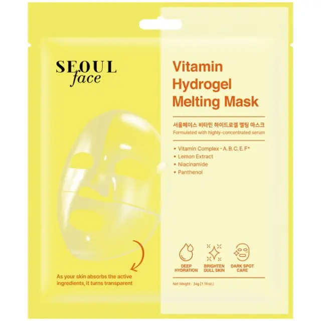 DERMAL Seoul Face PDRN Hydrogel Melting Mask Μάσκα Προσώπου για Ενυδάτωση & Επανόρθωση, 1τεμ