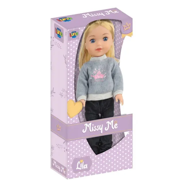 Κούκλα 35 εκ. Lila Luna Toys Με Ήχο/ 0622809 (Luna)