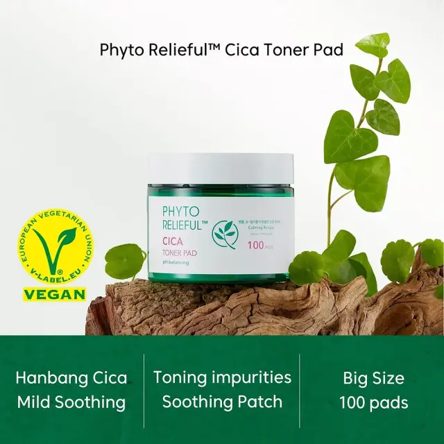 THANK YOU FARMER Phyto Relieful Εμποτισμένα Toner Pads για Ενυδάτωση & Καταπράυνση, 100 pads 2