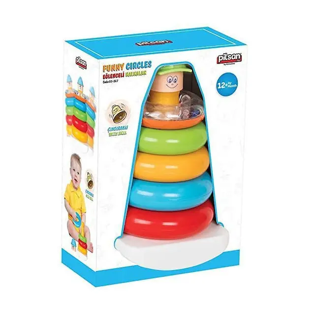 Εκπαιδευτικό Παιχνίδι με Κρίκους 03267 Funny Circles Pilsan 8693461032677 2