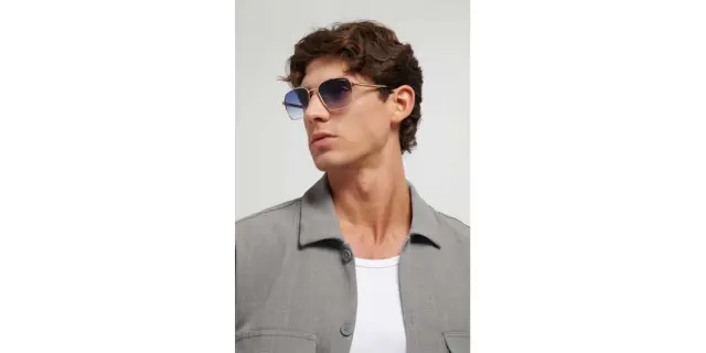 Carrera Unisex Γυαλιά Ηλίου με Ασημί Σκελετό με Καθρέφτη Φακό 379/S 85K/9K 2