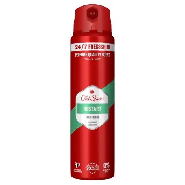 Old Spice Anti Perspirant Spray Restart 150ml