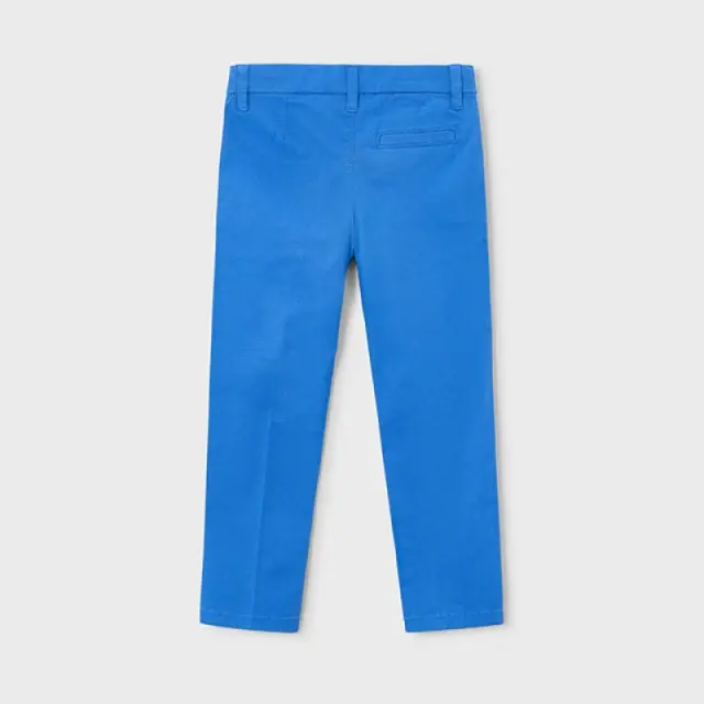 Mini 2 έως 10 ετών Παντελόνι μακρύ chino καπαρντινέ μπλε 3