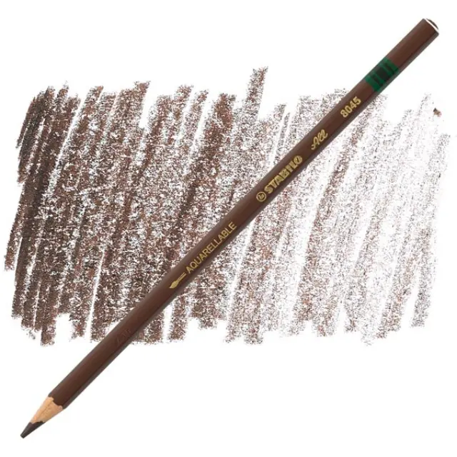 Μολύβι Stabilo All για Πορσελάνη-Μέταλλο-Γυαλί - 8045 Brown