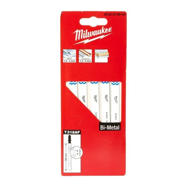 Milwaukee 4932274654 - ΛΑΜΕΣ ΣΕΓΑΣ ΣΙΔΗΡΟΥ BI-METAL 105mm 5τμχ MW 3