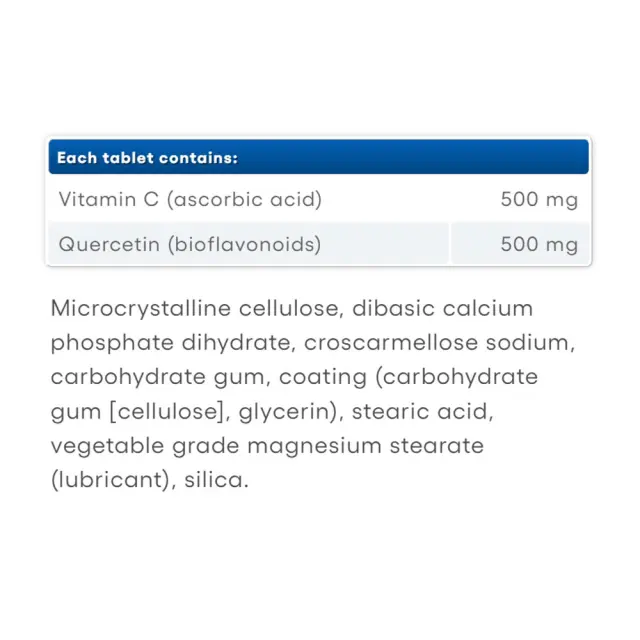 Natural Factors C Extra + Quercetin Bioflavonoids 500 mg / 500 mg 2