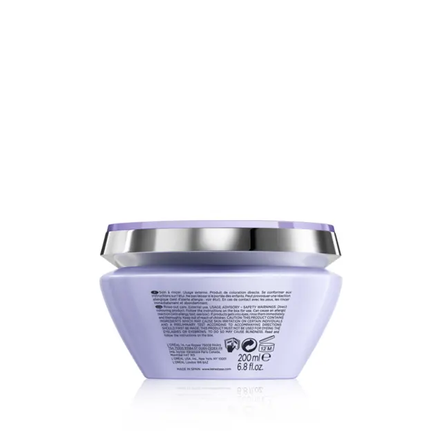 Blond Absolu Masque Ultra-Violet Μάσκα Με Μωβ Χρωστική Για Βαμμένα Ξανθά Μαλλιά 200ml 2