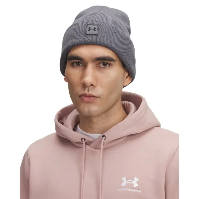 Under Armour Adult Halftime Cuff Beanie Γκρι Σκούρο 1373155-026 (Under Armour) - One Size