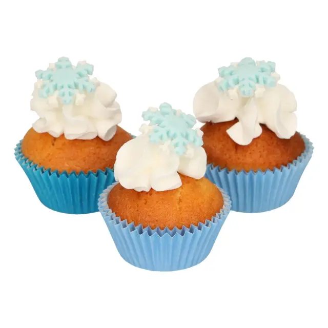 FunCakes Ζαχαρένιες Χιονονιφάδες - Λευκό-Μπλε - 12τμχ. 3