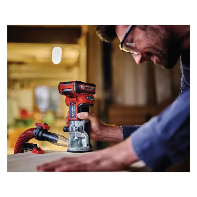Einhell 4350412 - Ασύρματο Palm Router TP-ET 18 Li BL PurePOWER Brushless (Χωρίς Μπαταρία + Φορτιστή) 2