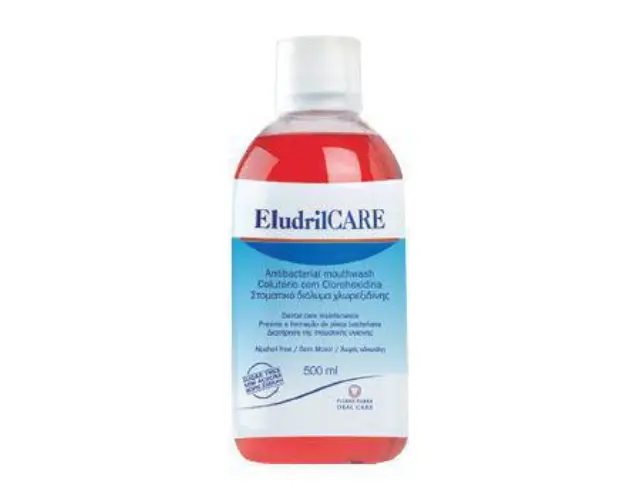 Elgydium Eludril Care Στοματικο Διαλυμα για την Καταπολεμηση της Πλακας, 500ml